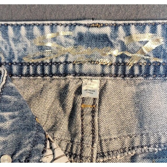 NWT Seven7 Women's Blue Jeans High Rise Boyfriend Size 14 Rolled Cuff Hem - Picture 3 of 15